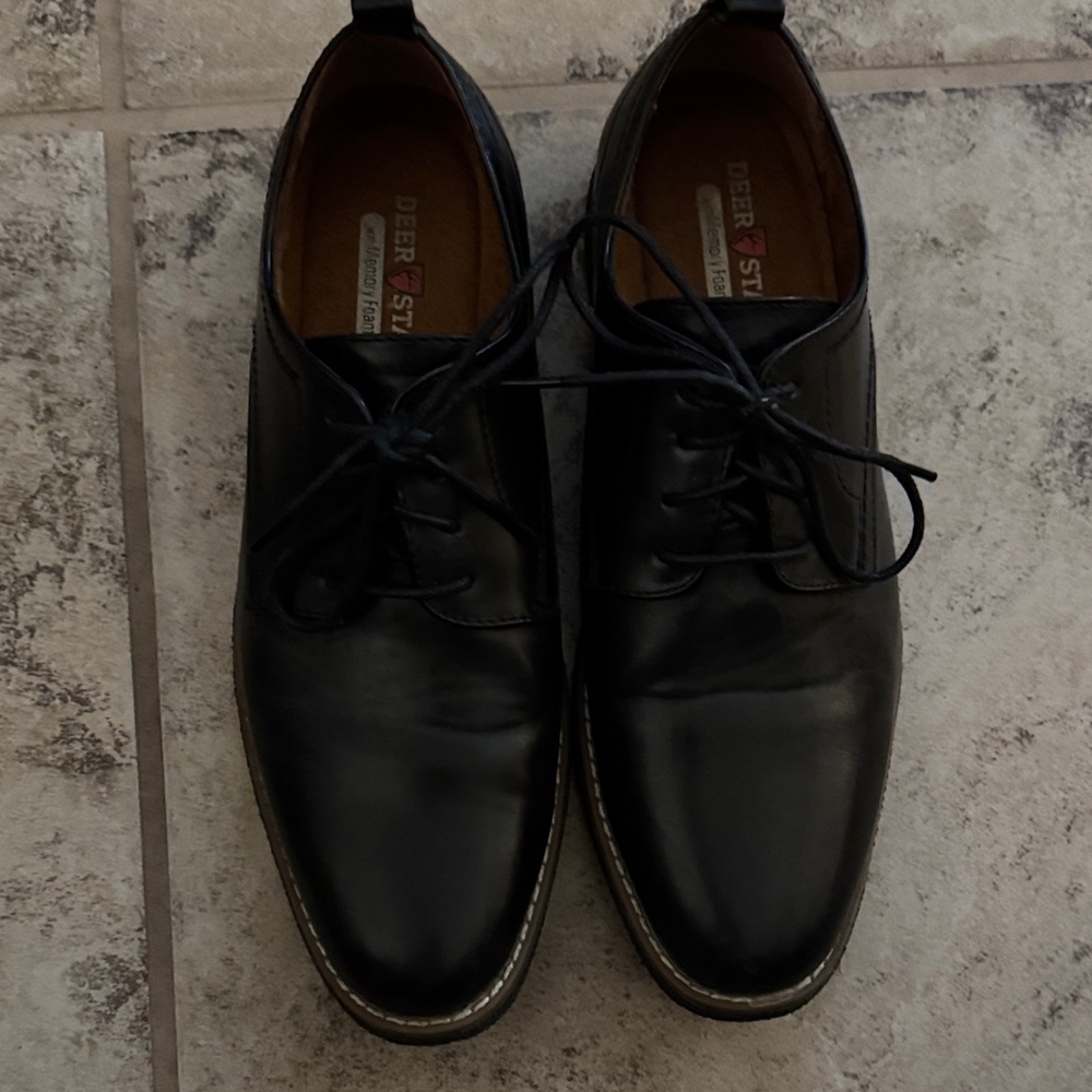 Deer Stags Men's Classic Black Oxfords